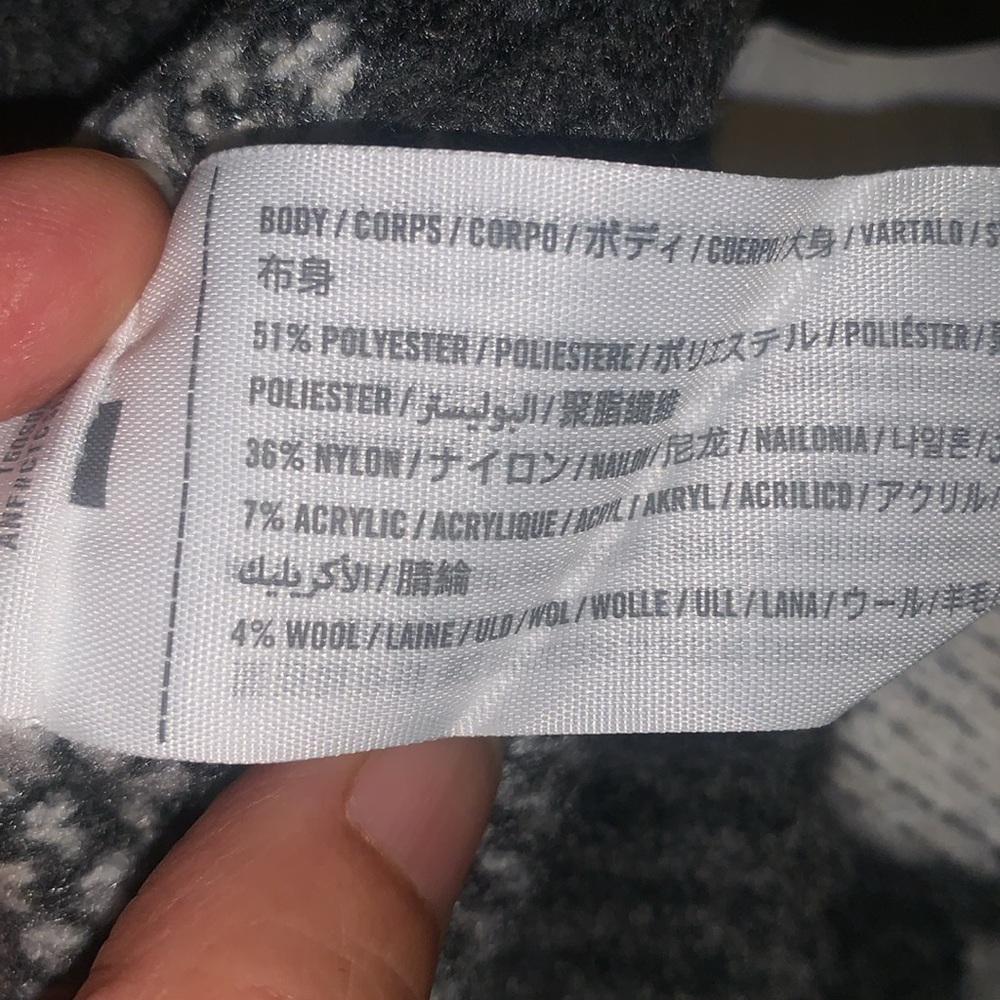 Abercrombie And Fitch Diamond Pattern Gray Size Xs - image 7